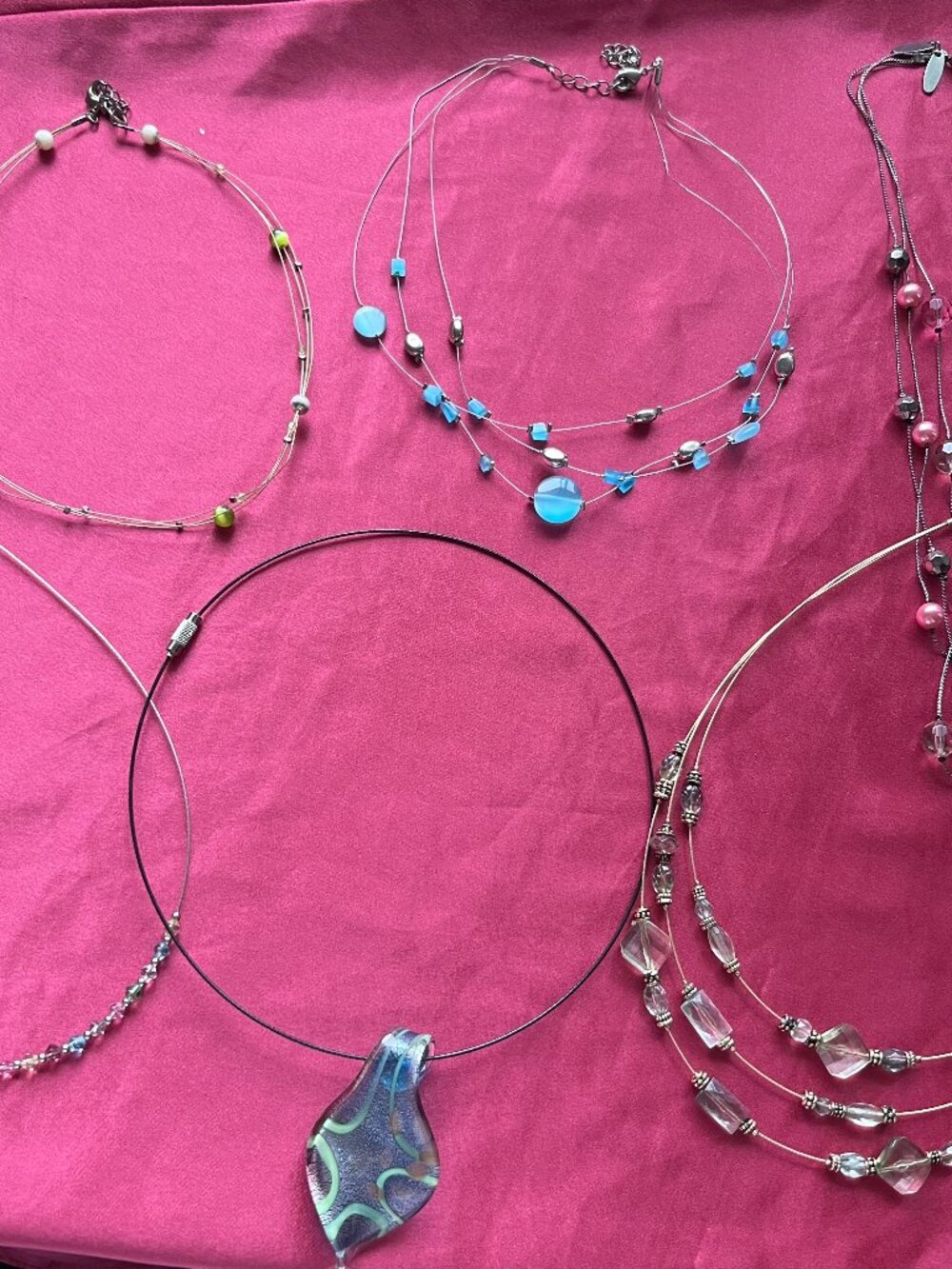 Y2K Necklace Lot of 6, Lia Sophia, NY, unsigned